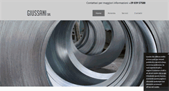 Desktop Screenshot of giussanisrl.net